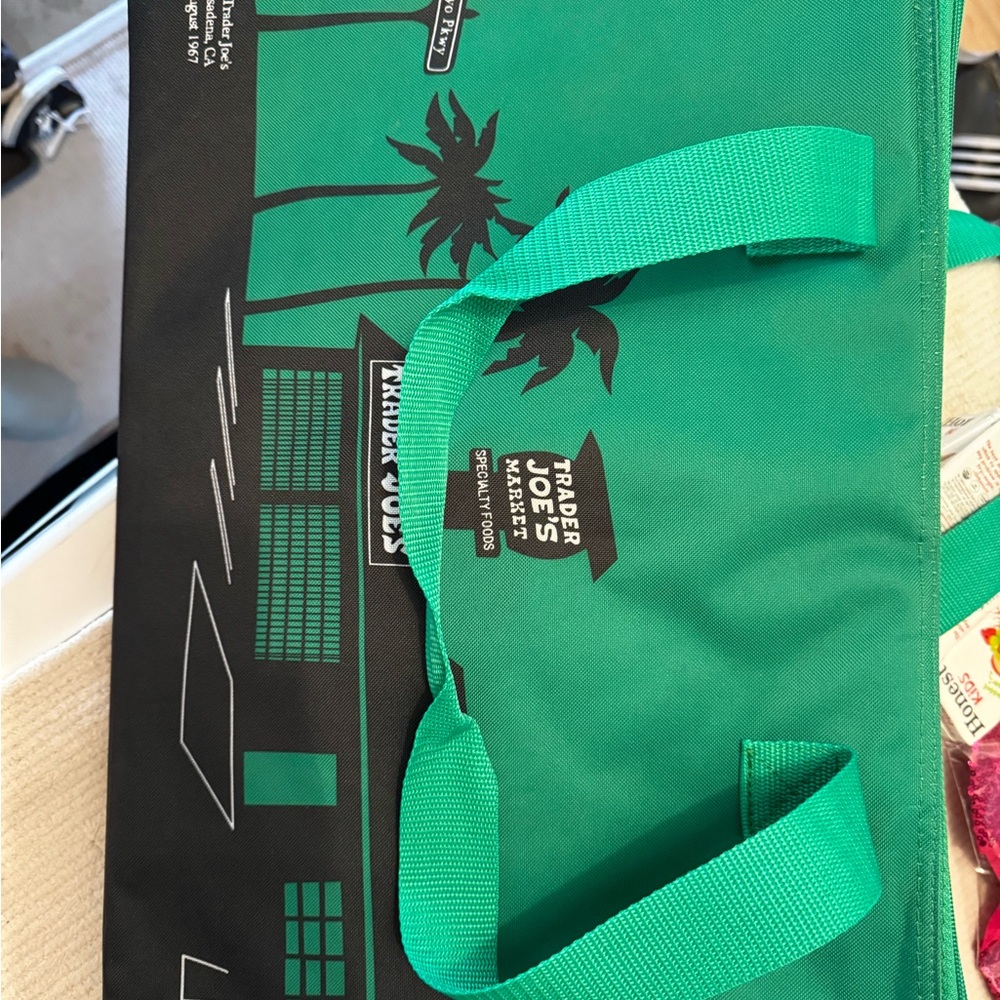 Trader Joe's Green Tote Bag